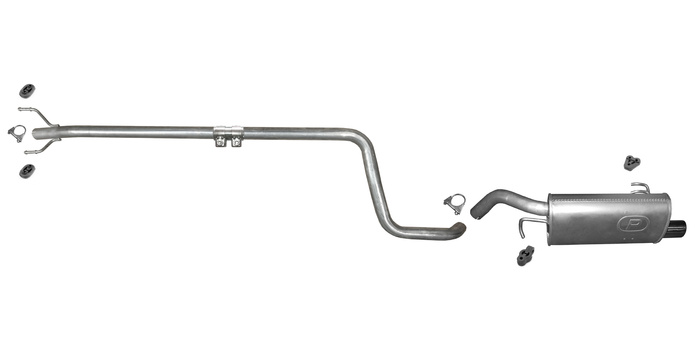 Auspuff für MITSUBISHI COLT VI 1.5 DiD  Auspuffanlage