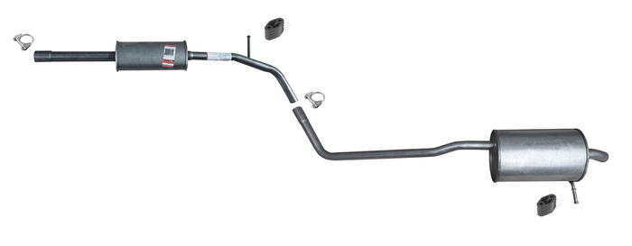 Auspuff für DACIA SANDERO II 1.2 ab 2013 auch Stepway Auspuffanlage