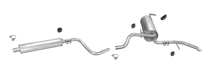 Auspuff FIAT SIENA 1.4 51KW Stufenheck Limousine ab 1996 Auspuffanlage