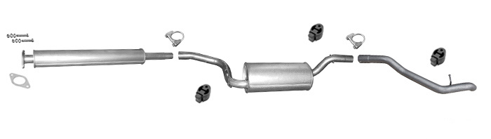 Auspuff FORD FOCUS MK2 2.0 16V Kombi 2004-2006 Auspuffanlage