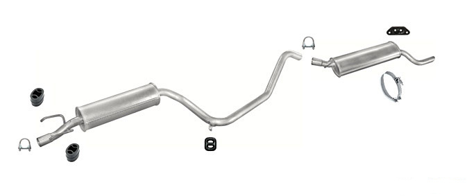 Auspuff OPEL COMBO B 1.2 1.4 1.7 D Auspuffanlage