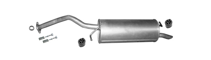 Endschalldämpfer für TOYOTA PRIUS 1.5 HYBRID 57KW 09.2003-12.2009 Auspuff