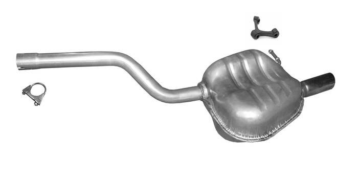 Endschalldämpfer für SKODA OCTAVIA 1.2 1.6 102PS 2004-2008 Auspuff Endtopf