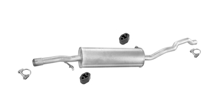 Mittelschalldämpfer für FORD GALAXY SEAT ALHAMBRA VW SHARAN 2.8 Auspuff