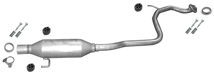 Mittelschalldämpfer für Toyota Yaris 1.8 VVTi 133 PS Auspuff Mitteltopf