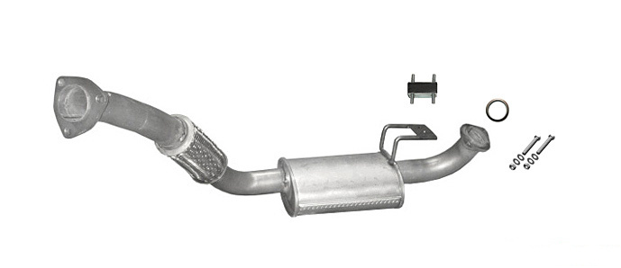 Vorschalldämpfer TOYOTA LANDCRUISER 4.2 TD Auspuff Auspuffanlage