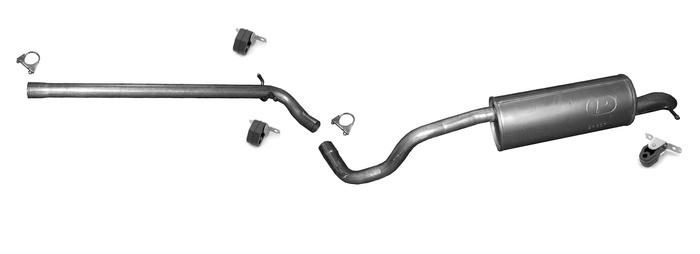 Auspuff für SEAT TOLEDO IV und SKODA RAPID 1.4 1.6 TDi auch Spaceback ab 2012