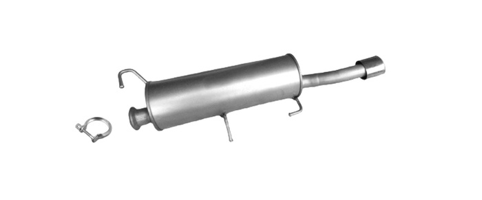 Endschalldämpfer für PEUGEOT 307 CC 2.0 177PS CABRIO COUPE Auspuff Endtopf