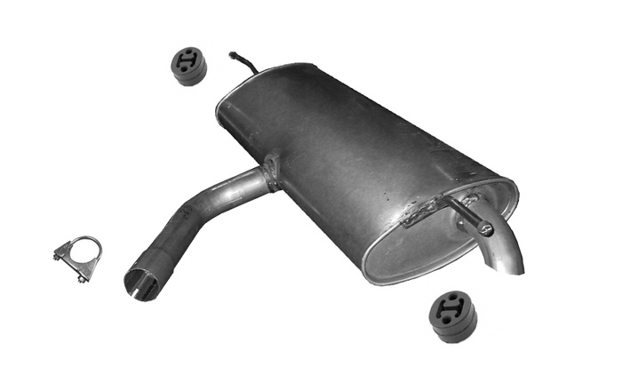 Endschalldämpfer für SEAT LEON 1.0 1.2 TSI Schrägheck Coupe Auspuff