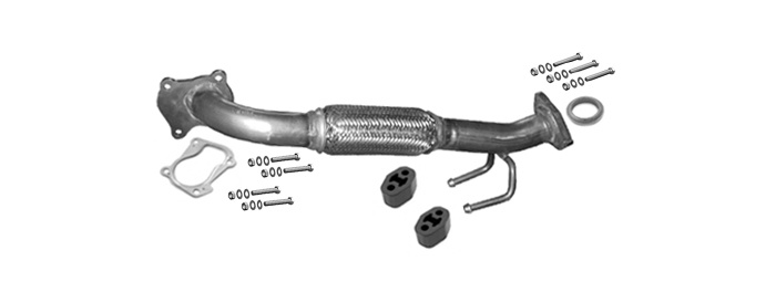 Rohr Vorne für FORD GALAXY SEAT ALHAMBRA VW SHARAN 1.9 TDi 90PS 95-00 Auspuff