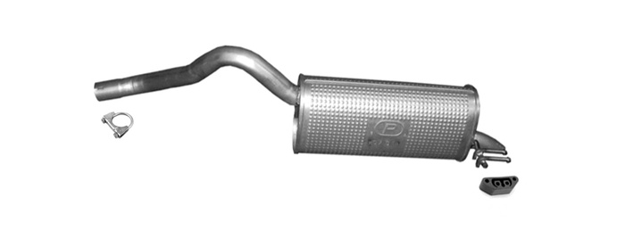 Endschalldämpfer für FIAT DOBLO / OPEL COMBO 1.3 JTD / 1.3 CDTi Ab 2010 Auspuff