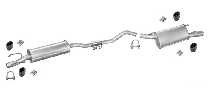 Auspuff OPEL CORSA B 1.6 1.4 Schrägheck 08.1994-2000 Auspuffanlage