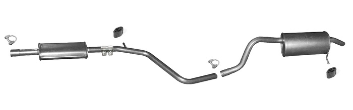 Auspuff für DACIA DOKKER / LODGY 1.2 TCe Auspuffanlage