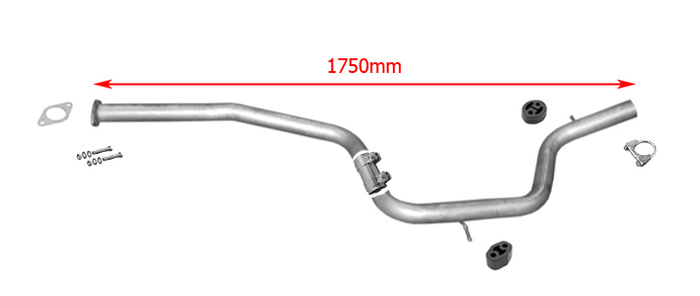 Mittelrohr für FORD GALAXY II / MONDEO IV / S-MAX 2.0 TDCi 16V Auspuff