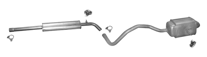 Auspuff für RENAULT MEGANE SCENIC GRAND SCENIC III 1.4 TCe 09-15 Auspuffanlage