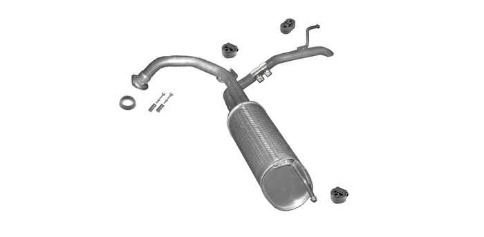 Endschalldämpfer für HONDA CIVIC MK VIII 1.4i 16V Auspuff