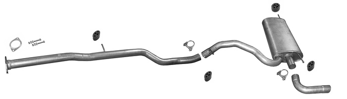 Auspuff für Volvo XC60 2.0D 2.4D nicht für R-Design