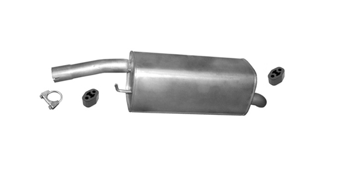 Endschalldämpfer für FORD FIESTA 1.6 TDCi 90PS Schrägheck Auspuff