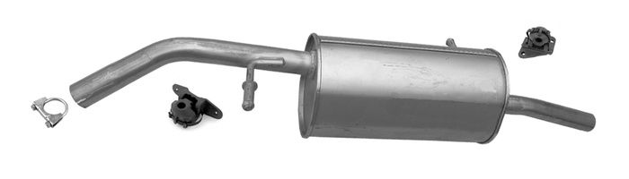 Endschalldämpfer für CITROEN C3 1.4 8V 73PS auch LPG Schrägheck Auspuff