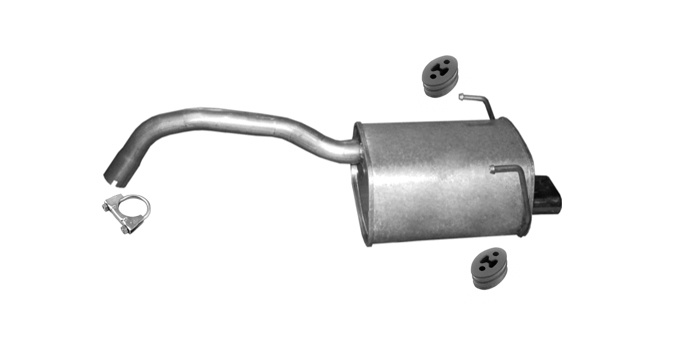 Endschalldämpfer für FIAT 500 500C PANDA II FORD KA II AB 2007 1.2 Auspuff