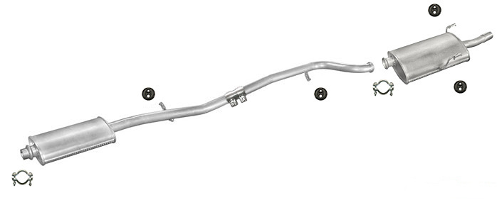 Auspuff PEUGEOT 406 1.8 116PS Kombi Auspuffanlage