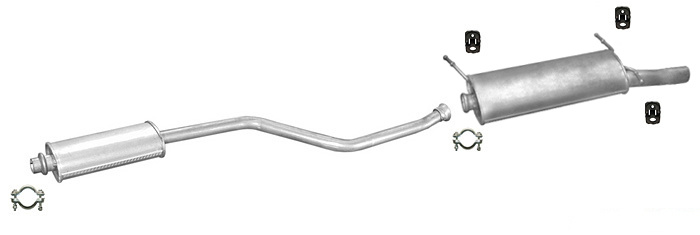 Auspuff CITROEN XSARA 2.0 HDI Schrägheck Coupe 2000-2005 Auspuffanlage